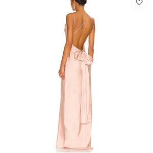Revolve NBD Greer gown in champagne